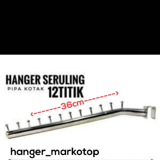 Hanger suling 12paku u kotak tekuk