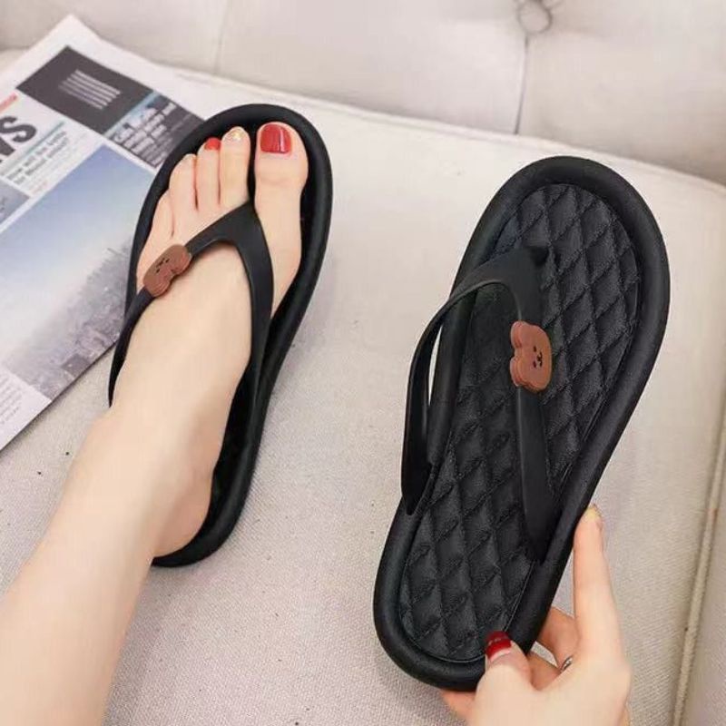 Sandal Wanita Sandal Jepit Bear Fashion