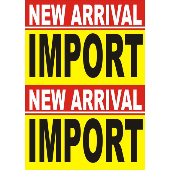 

KERTAS TULISAN LAMINATING / KERTAS HARGA NEW ARRIVAL / NAMETAG NEW ARRIVAL / KERTAS HARGA JUALAN