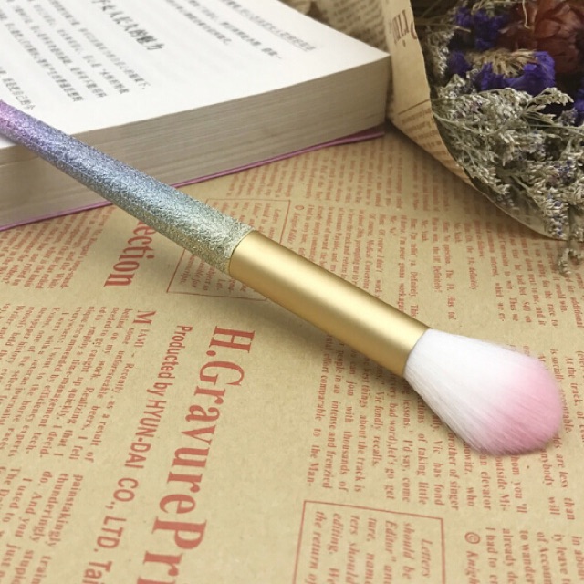 Unicorn Brush Make Up 10 in 1 - Multi-Color