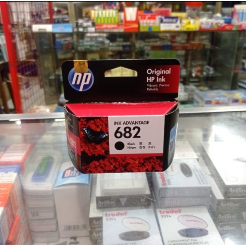 Tinta hp 682 black original