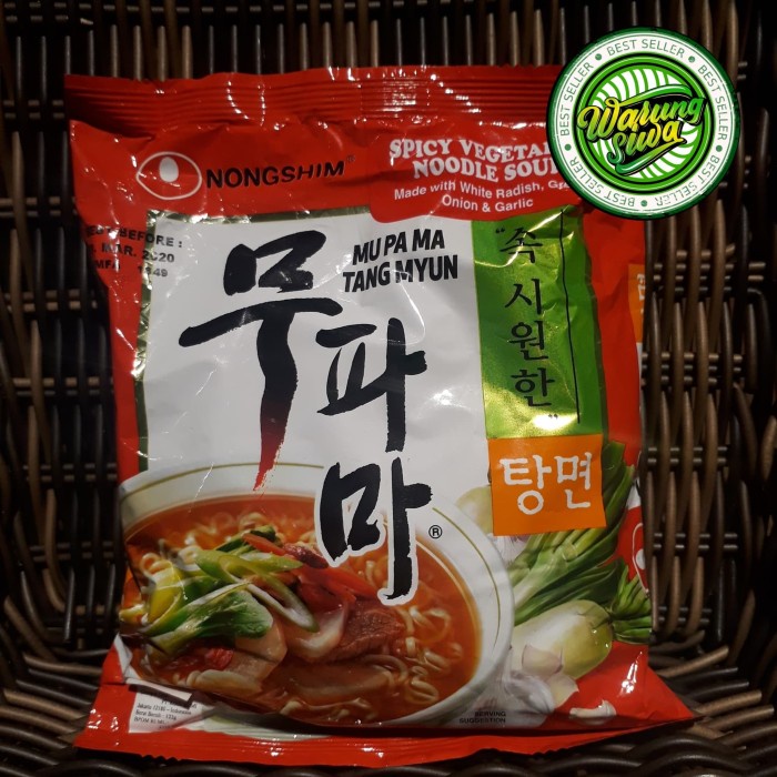 

nongshim mupamatangmyun - mie instan rasa lobak pedas 122 gram