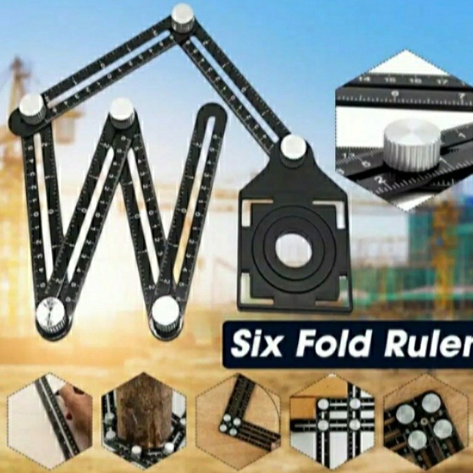 

Unik Penggaris Template Pelubang Keramik, Geranit,Marmer ,Six Fold Ruler Diskon