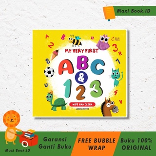 Buku Anak / Buku Sekolah / Buku Baru 2022 / Buku Edukasi : My Very First ABC & 123 ( Wipe and Clean )