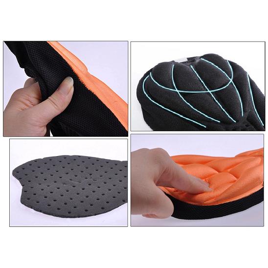 Bantal Jok Sadel Sepeda Bike Empuk Gel 3D Pad Nyaman Bersepeda Alas Sarung Dudukan Nyaman Busa