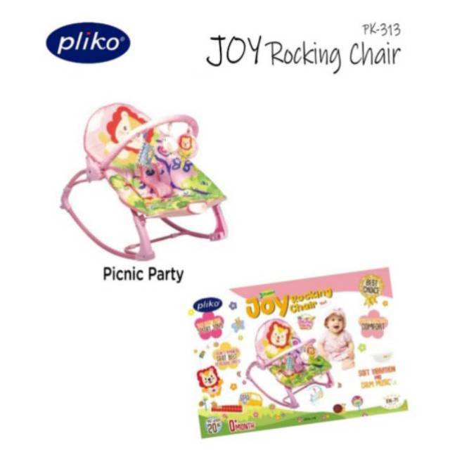 Baby Rocking Chair / PLIKO PK 313 / Baby Bouncer / Baby Chair / Kasur Bayi