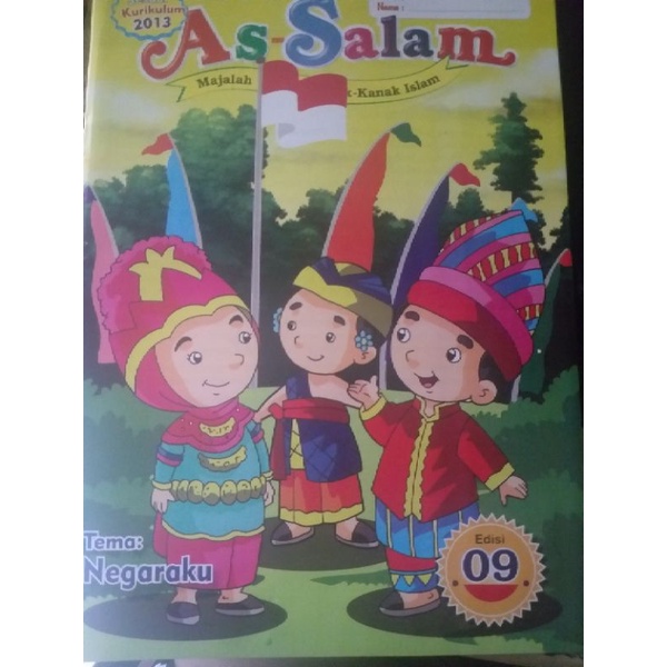 majalah anak edisi 9 tema negaraku paud tk ra