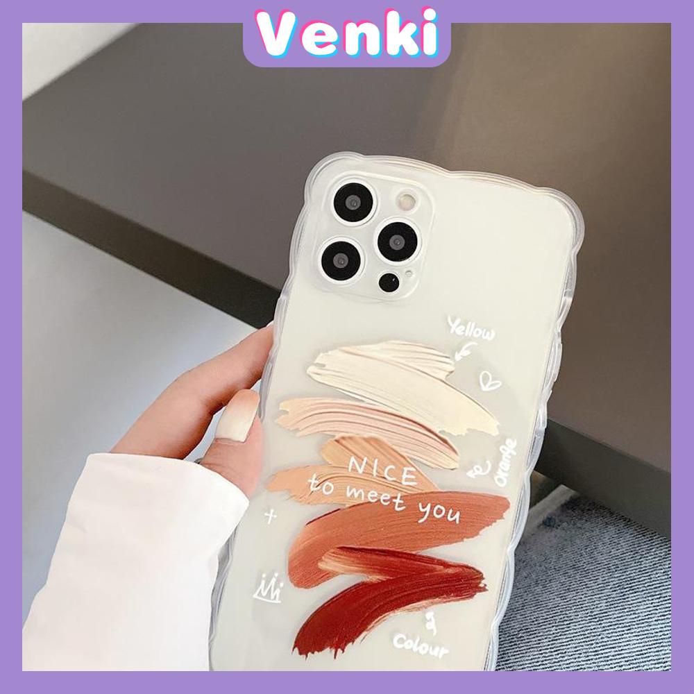 iPhone Case Silicone Soft Case Clear Case Wave Non-Slip Shockproof Camera Full Coverage Protection Paint Art For iPhone 13 Pro Max iPhone 12 Pro Max iPhone 11 iPhone 7 Plus