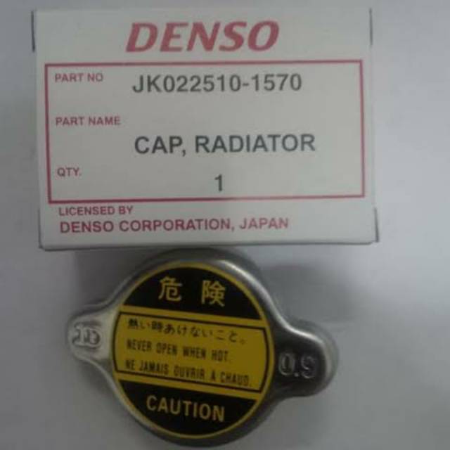 Tutup radiator Cap radiator 0.9 ORIGINAL ORI ASLI DENSO Kijang super,Kijang kapsul bensin & diesel,K