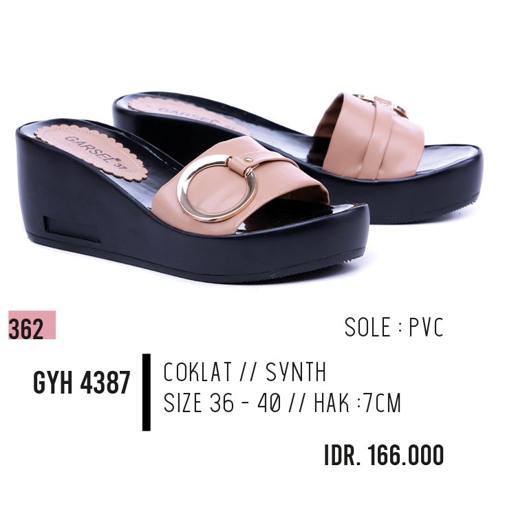 sepatu wedges wanita,wedges cewek,wedges perempuan GYH 4387