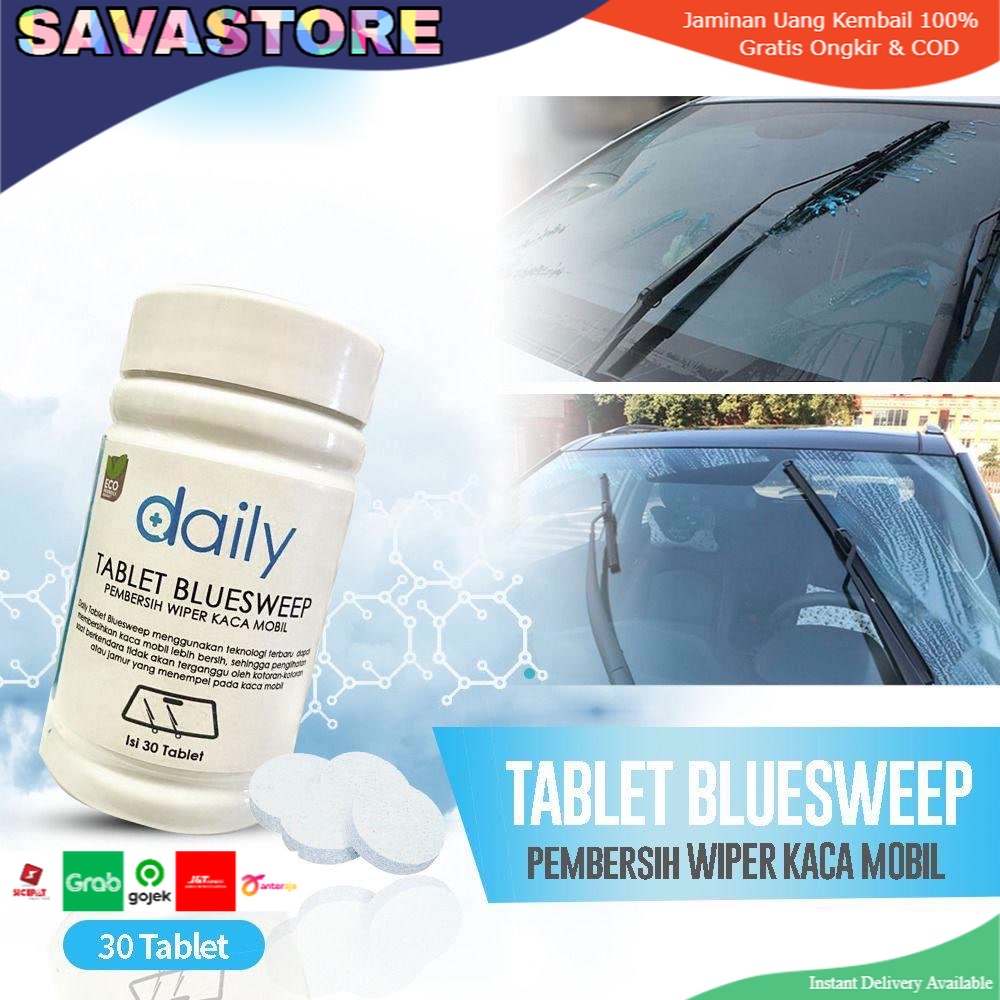 TABLET PEMBERSIH WIPER KACA MOBIL CAIRAN SABUN WIPPER FLUID CAR WASH WINDOW AMPUH KACA BURAM