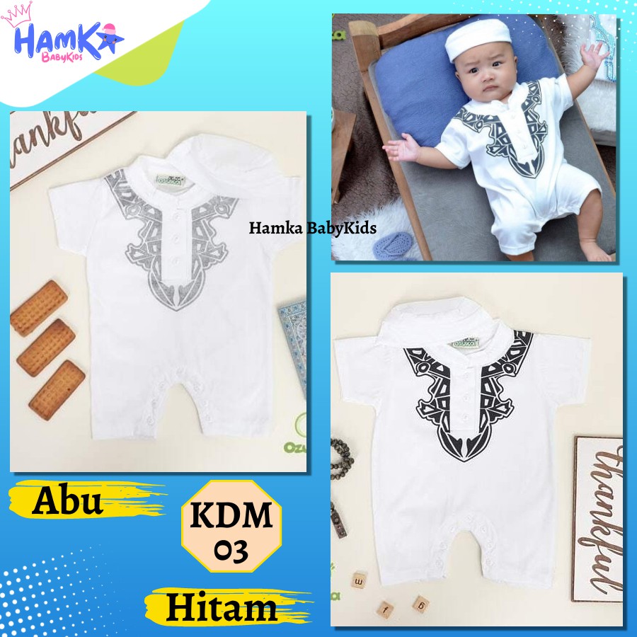 Baju Koko Aqiqah Bayi Laki Laki 0 6 Bulan New Born Newborn Ozuka Setelan Stelan Jumper koko bayi