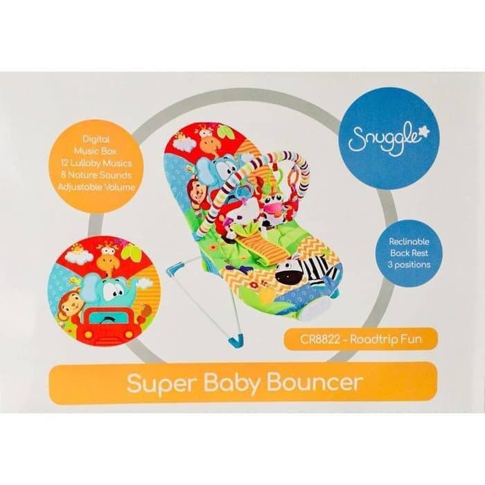 SNUGGLE BABY BOUNCER ROADTRIP FUN COCOK UNTUK ANAK