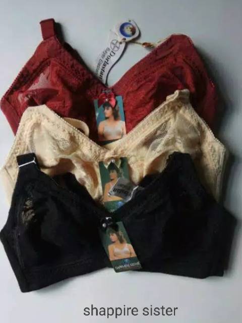 SISTER Sapphire  Bra Sister Original Bra Tanpa Busa  dan Kawat di jamin Original