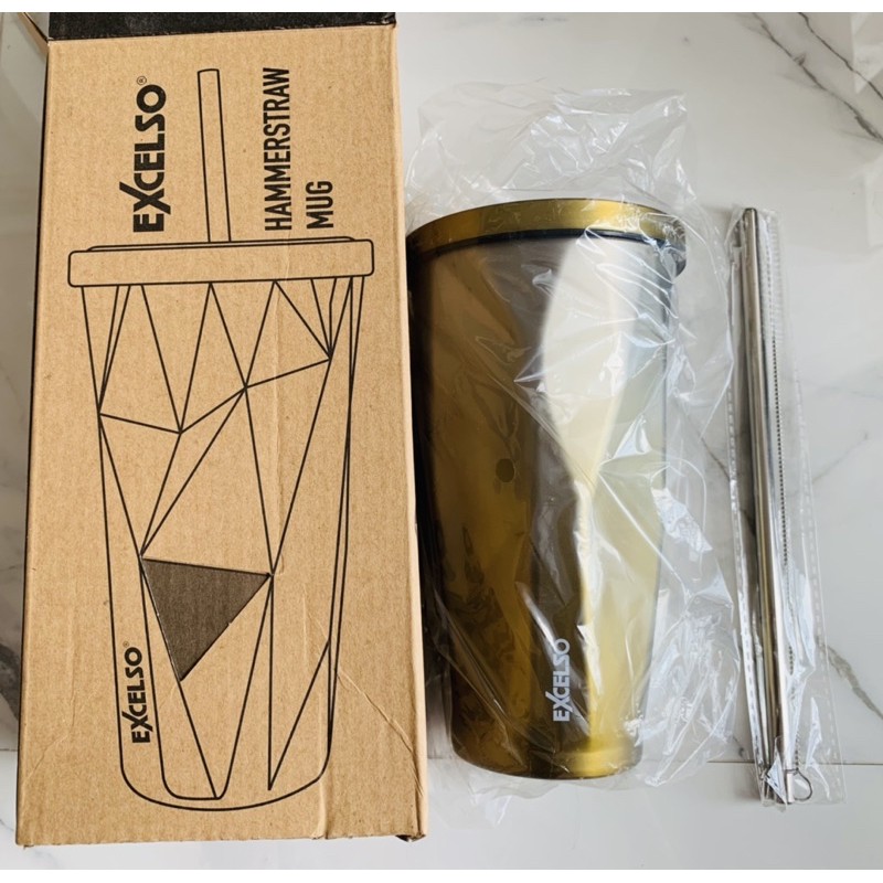 Excelso tumbler hammerstraw mug 500ml original