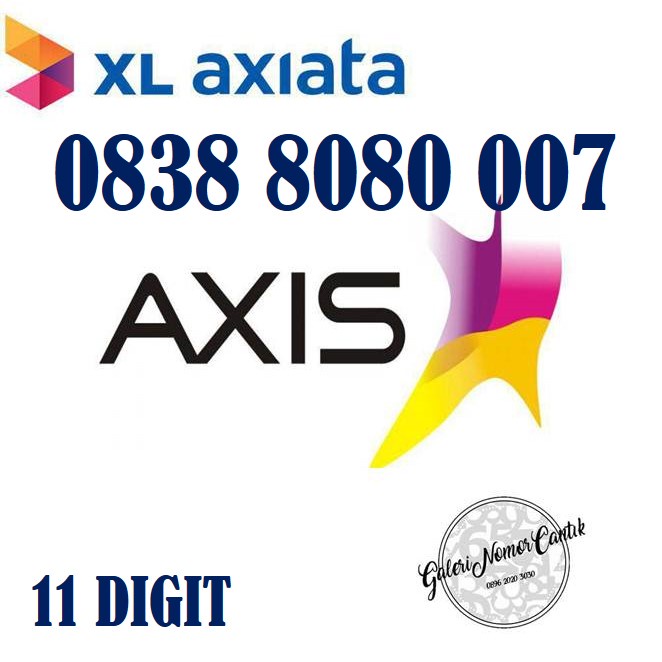 Kartu Perdana Nomer cantik Axis axiata 4G ready 11 DIGIT JAMES BOND 007