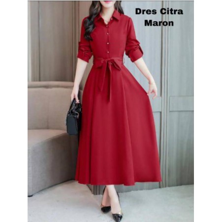 Baju Dress Lebaran Remaja Model Baju Dress Terbaru Terusan Dress Lengan Panjang Kekinian Korea Model