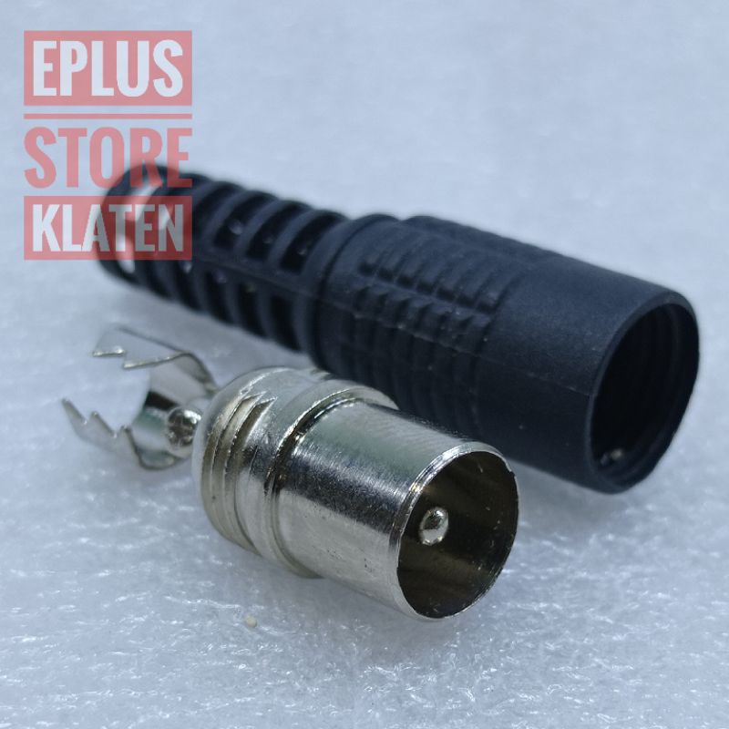 konektor jack antena tv male kabel rg6 jack TV