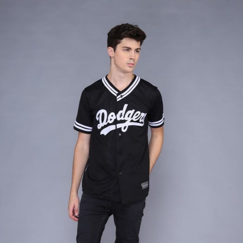 Jersey Baseball Baju Hip-Hop Pria/wanita