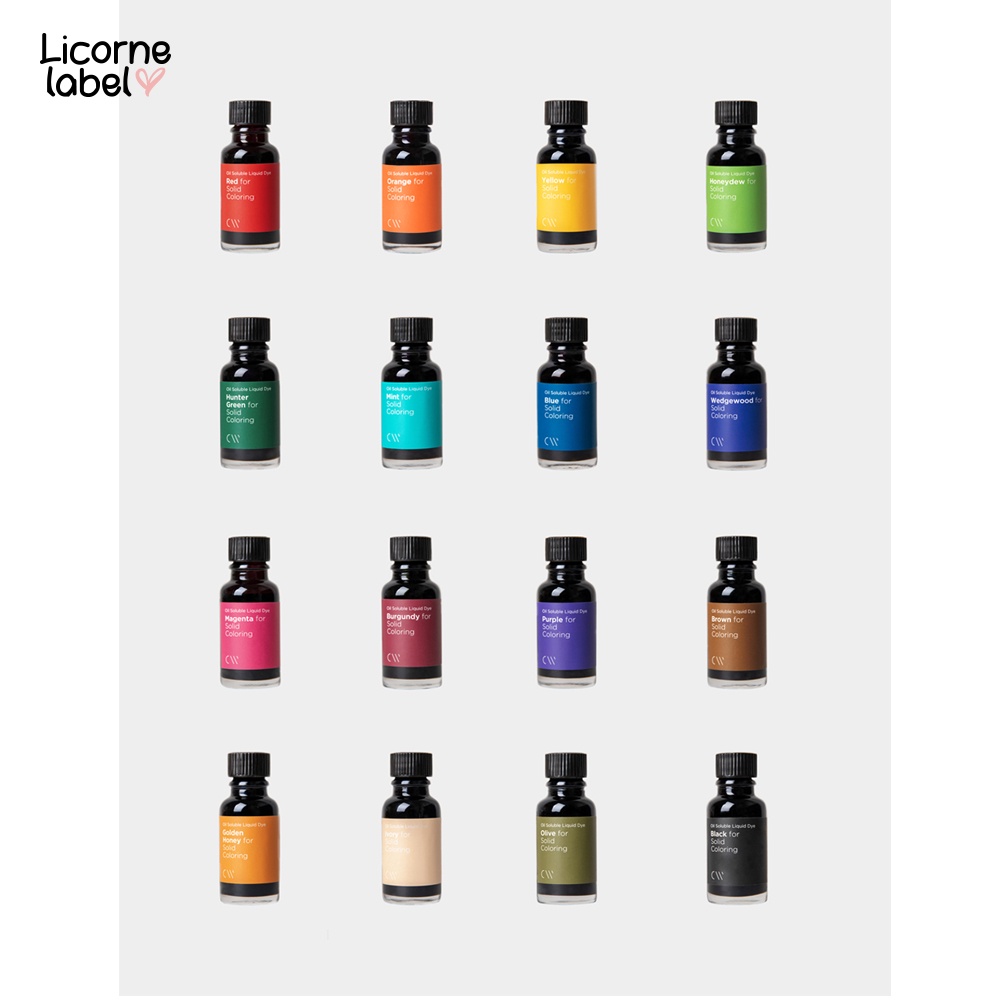 [Share 5ml] Candle Liquid Colorant - Pewarna Lilin Korea / Reed Diffuser Cair Oil Soluble - Oil Based Candle work