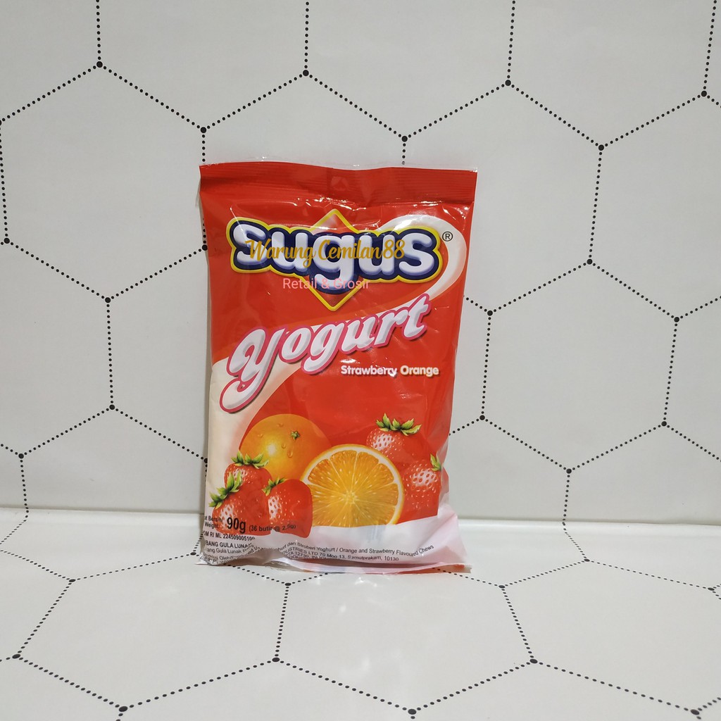 

Permen Sugus Yogurt Strawberry Orange ( isi 36pcs )