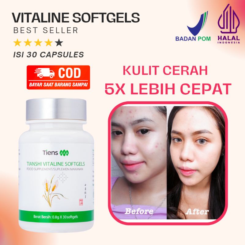 PEMUTIH BADAN PERMANEN SUPLEMEN PEMUTIH BADAN PEMUTIH BADAN BPOM KAPSUL PEMUTIH BADAN VITALINE SOFTG