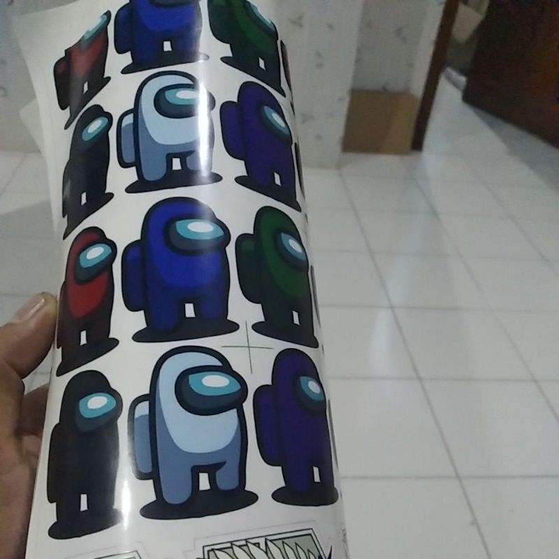 

(Custom)cetak sticker vinyl