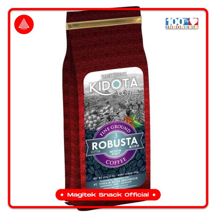 

[SNACK] Kopi KIDOTA ROBUSTA [200gr]
