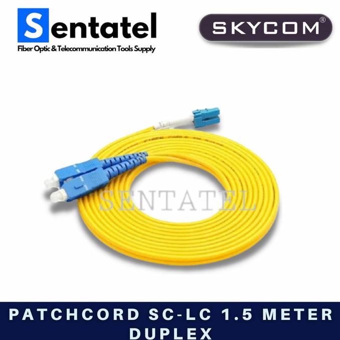 Trendi (1,5M) Fiber Optic Sc To Lc Patchcord Patch Cord Sc-Lc Ssm Duplex Sale!!!