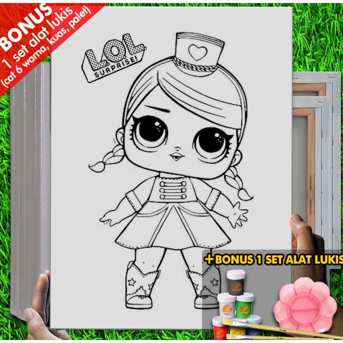 

Paling Dicari] Kanvas Lukis Anak Lol Surprise 30X40 Cm Bonus 1 Set Alat Lukis Mel1048