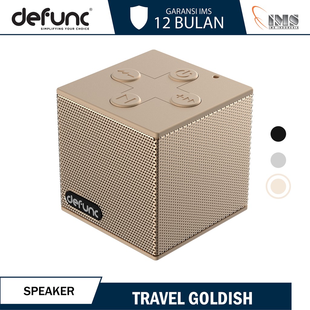 Defunc TRAVEL Bluetooth Speaker - Gold