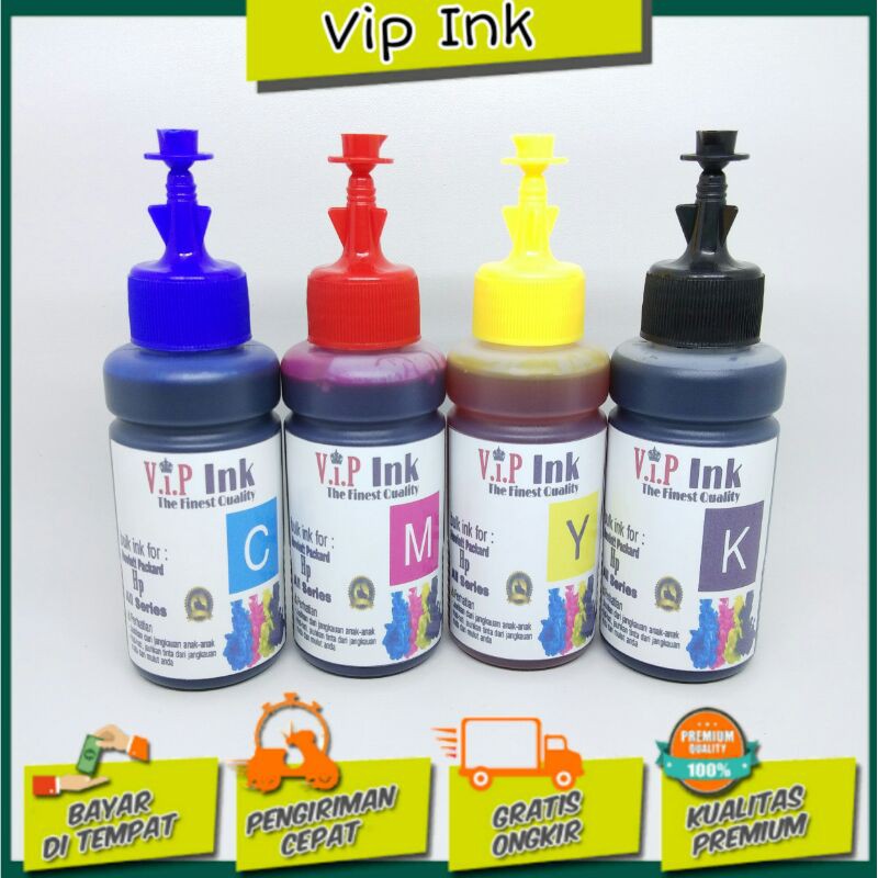 Tinta Isi Ulang Hp ViP ink Grade A Korea Quality | Shopee Indonesia