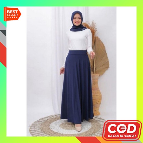 Rok Span Rajut Panjang / Rok Rajut Jumbo Import / Rok Rajut Panjang Ju Rok Payung Panjang Wanita Rok