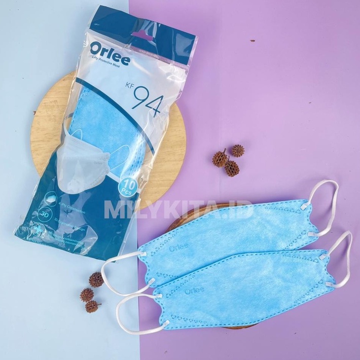 KF 94 ORLEE MASKER EARLOOP WARNA 4PLY EMBOSS CANTOL KF94 ORIGINAL KEMENKKES