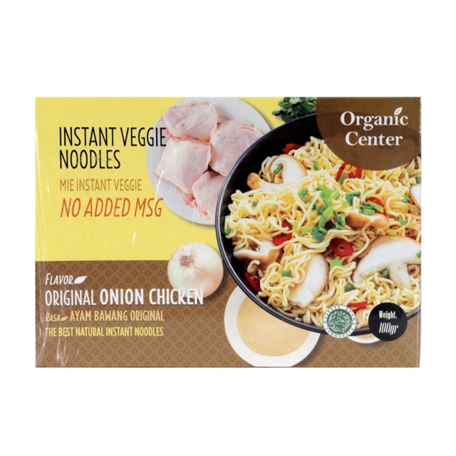 

Organic Center Mie Instant Ayam Bawang Original Noodle 100 gram 100 gr