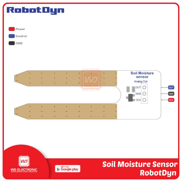 ROBOTDYN SOIL MOISTURE SENSOR