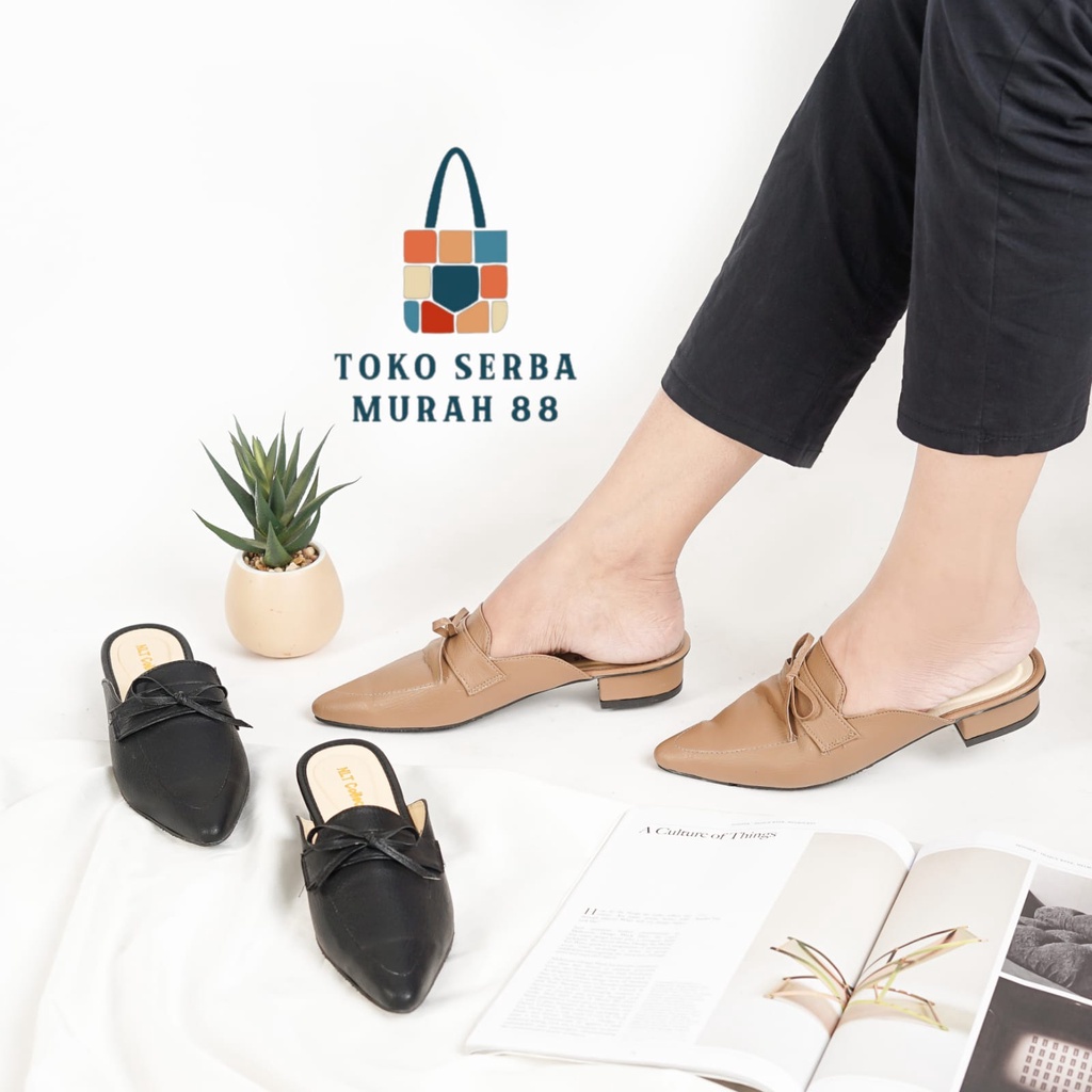 TSM88 - Heels wanita korea kasual hak 3 cm model baru HEELS LIDYA