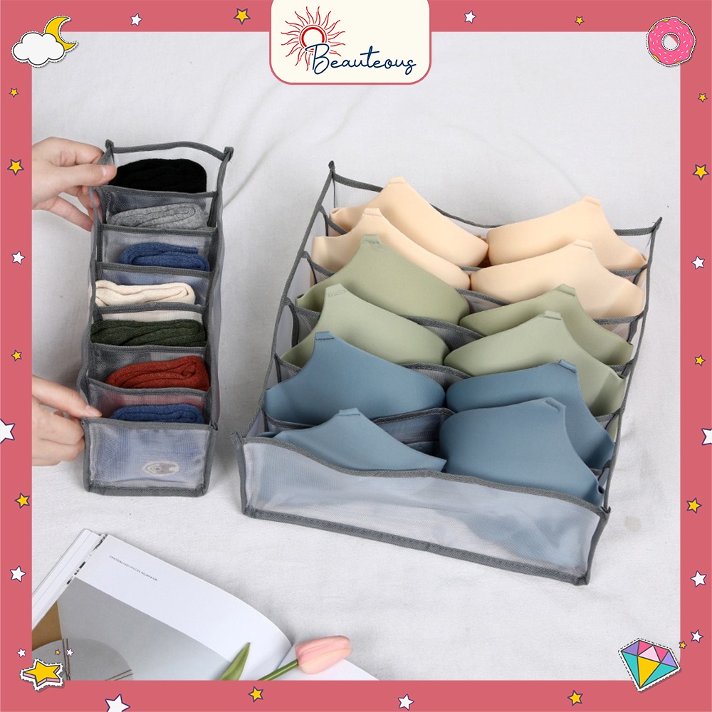 Storage Box Organizer Tempat Penyimpanan Bra Celana Dalam Underwear Wanita Pria Celana Leging