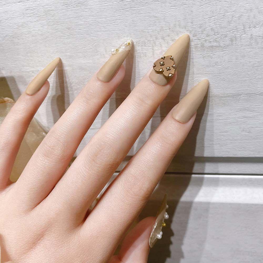 Mxbeauty 3D Nail Art Perhiasan DIY Sederhana Manicure Nail Drills Hiasan Kuku Paduan Aksesoris Kuku