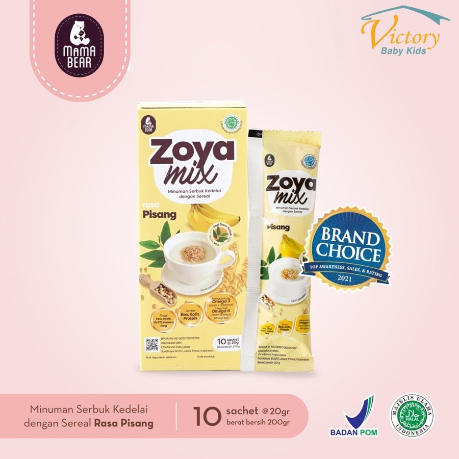 MamaBear Zoya Mix Rasa Pisang - Asi Booster