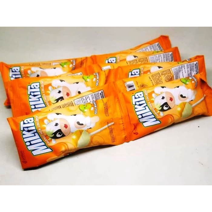 Milkita Lolipop Rasa Mangga 1 Renceng 12 pc