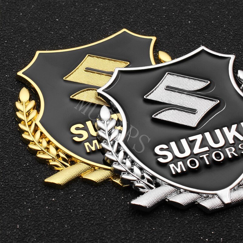 Stiker Emblem Logo Suzuki 3D Bahan Metal Untuk Belang Swift V100 RG Best Rc80 Rgv Jimnny