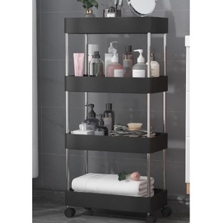 TERBARU-SHENAR RAK NARA 4 SUSUN SUSUN STAND HANGER SERBAGUNA, RAK DAPUR, RAK KAMAR MANDI RAK BUKU