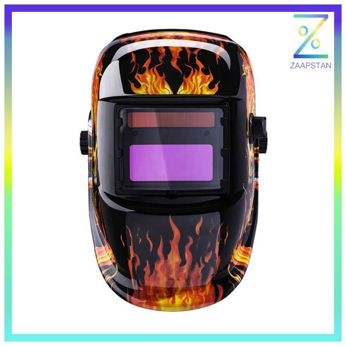 DEKO Helm Las Otomatis Auto Darkening Welding Helmet - MZ224 - Black/O