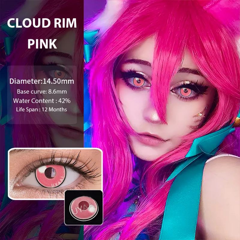 SOFTLENS CLOUD RIM BLUE COSPLAY HALLOWEEN ANIME DEMON SLAYER