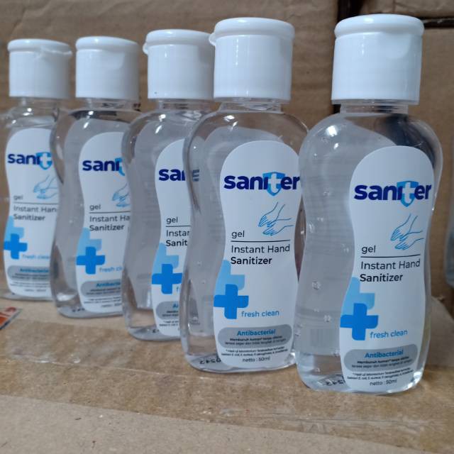 Saniter Hand Sanitizer Gel 50ml Handsanitizer antiseptic 50 ml