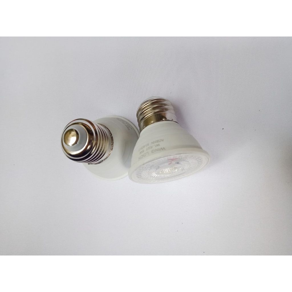 LAMPU LED DOWNLIGHT / LED PLAFON / LAMPU DINDING / 6 WATT/ E27 / LAMPU HALOGEN / CAHAYA PUTIH DAN WARMWHITE (kuning)