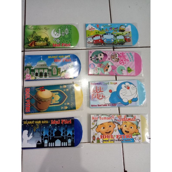 

Amplop Lebaran Idul Fitri Ukuran L (18X8) Bahan Tebal dan Glossy