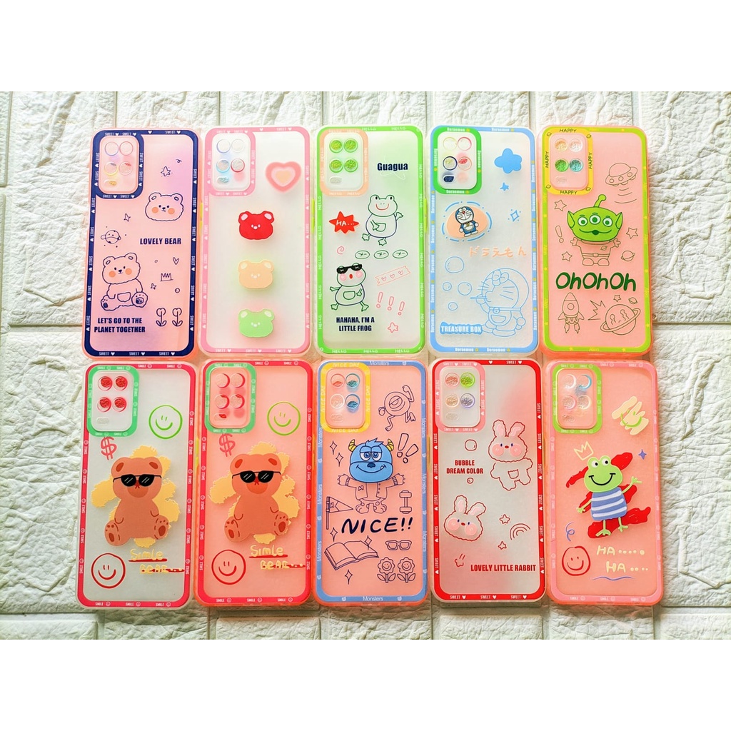 Softcase Casing Realme C21 C11 2021 Karakter