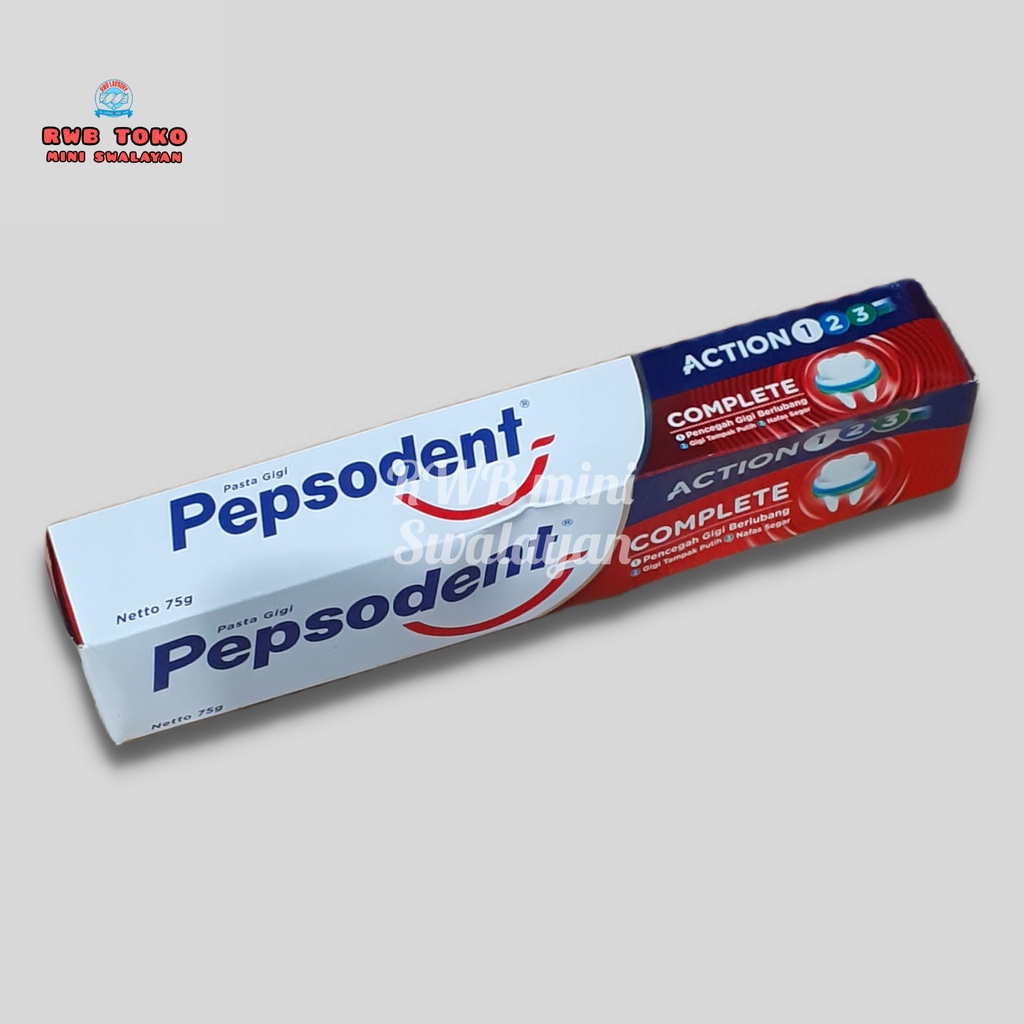 PEPSODENT COMPLETE ACTION 123 75g